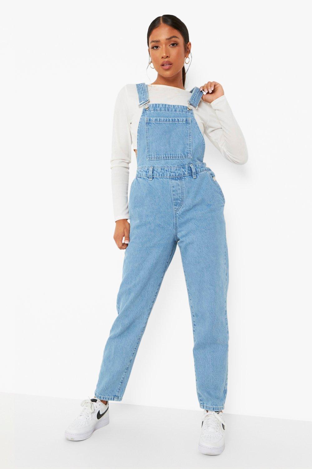 Petite Denim Overalls